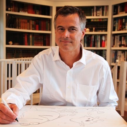Portrait of illustrator Jim Toomey
